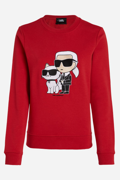 MELEGÍTŐ FELSŐ KARL LAGERFELD IKONIK 2.0 SWEATSHIRT - Kép 5