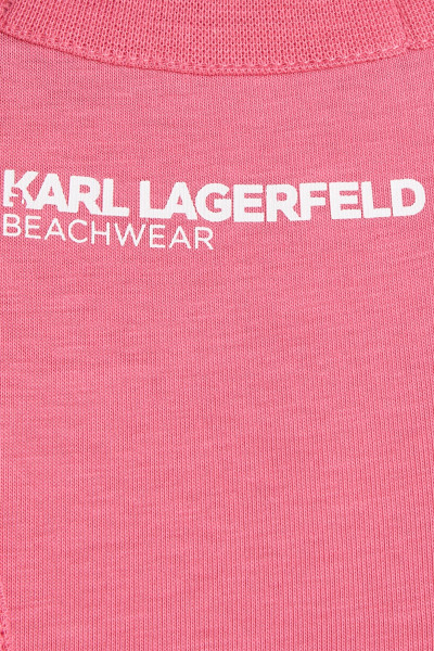 PLÁŽOVÉ OBLEČENIE KARL LAGERFELD RSG LOGO TUNIC - Fotografia č. 8