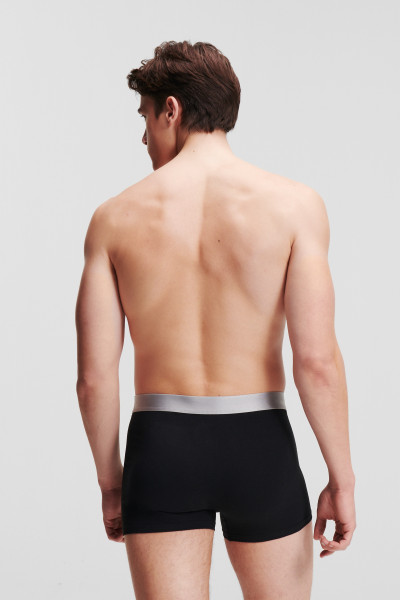 SPODNÁ BIELIZEŇ KARL LAGERFELD METALLIC ELASTIC TRUNK SET 3-PACK - Fotografia č. 3