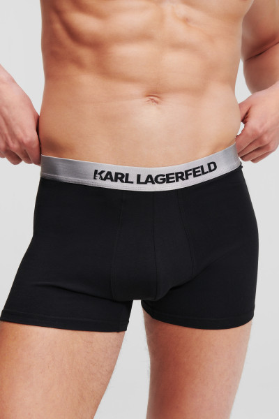 SPODNÁ BIELIZEŇ KARL LAGERFELD METALLIC ELASTIC TRUNK SET 3-PACK - Fotografia č. 6