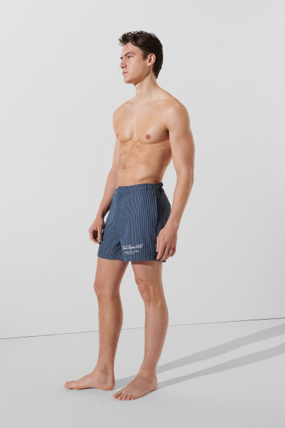 PLAVKY KARL LAGERFELD HOTEL KARL STRIPED BOARDSHORTS - Fotografia č. 3