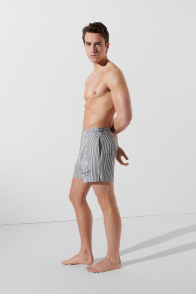 PLAVKY KARL LAGERFELD HOTEL KARL STRIPED BOARDSHORTS - Fotografia č. 4