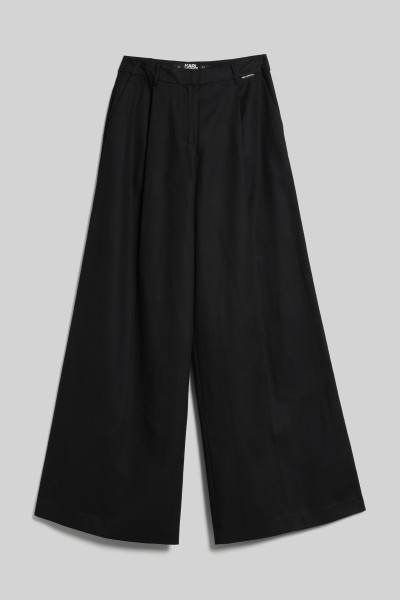 NOHAVICE KARL LAGERFELD WIDE LEG PANTS - Fotografia č. 1