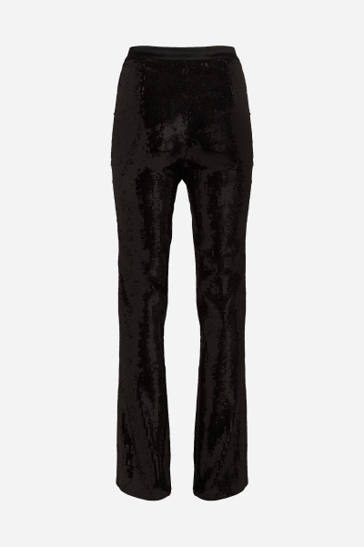 NOHAVICE KARL LAGERFELD SEQUIN EVENING PANTS - Fotografia č. 4
