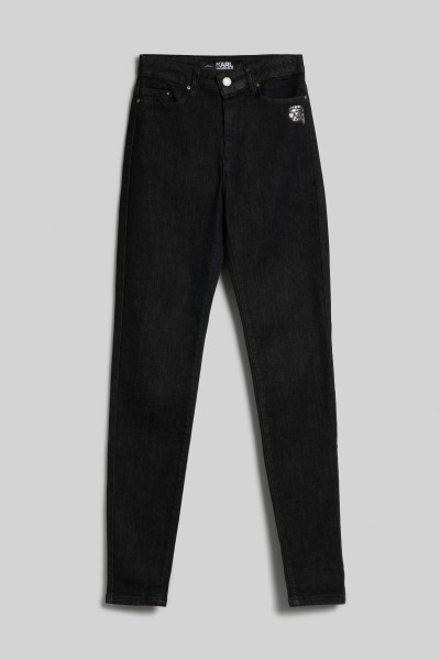 DŽÍNY KARL LAGERFELD IKONIK SKINNY DENIM PANTS - Fotografie č. 1