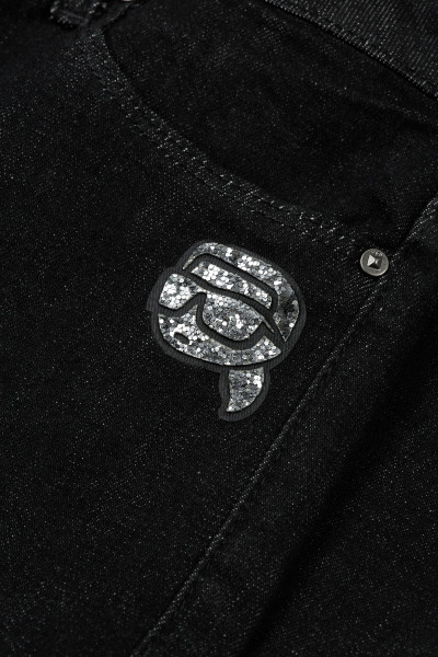 DŽÍNY KARL LAGERFELD IKONIK SKINNY DENIM PANTS - Fotografie č. 3