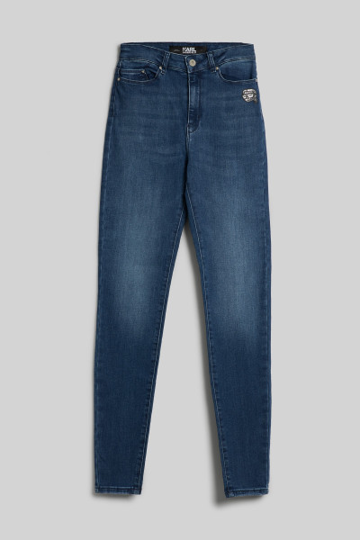 DŽÍNY KARL LAGERFELD IKONIK SKINNY DENIM PANTS - Fotografie č. 1