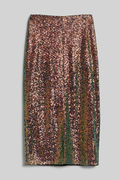SUKŇA KARL LAGERFELD SEQUIN EVENING SKIRT - Fotografia č. 1