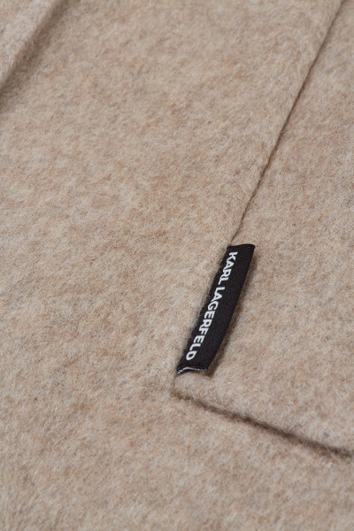 KABÁT KARL LAGERFELD WOOL BLEND DOUBLE FACE COAT - Fotografia č. 3