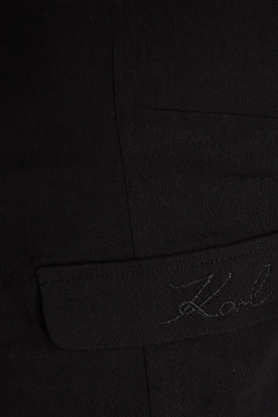TOP KARL LAGERFELD FABRIC MIX T-SHIRT - Fotografia č. 7