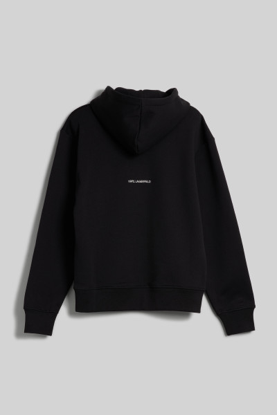 MIKINA KARL LAGERFELD IKONIK 2.0 GLITTER HOODIE - Fotografie č. 2
