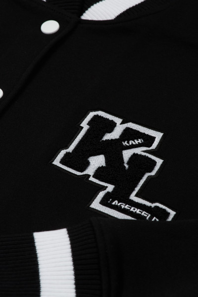 MIKINA KARL LAGERFELD VARSITY SWEAT JACKET - Fotografia č. 3