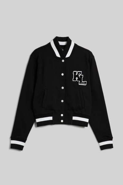 MIKINA KARL LAGERFELD VARSITY SWEAT JACKET - Fotografia č. 1