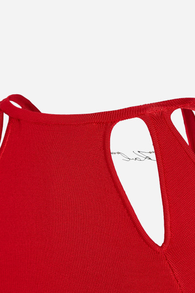 SVETER KARL LAGERFELD CUT OUT KNIT SWEATER - Fotografia č. 8