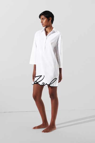 PLÁŽOVÉ OBLEČENÍ KARL LAGERFELD KARL DNA SIGNATURE BEACH DRESS - Fotografie č. 2