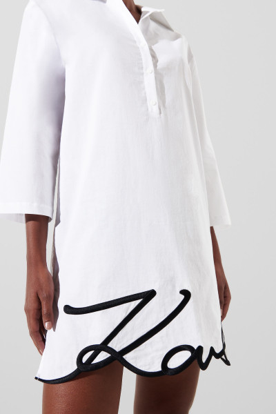 PLÁŽOVÉ OBLEČENÍ KARL LAGERFELD KARL DNA SIGNATURE BEACH DRESS - Fotografie č. 5
