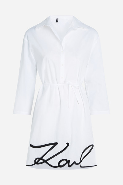 PLÁŽOVÉ OBLEČENÍ KARL LAGERFELD KARL DNA SIGNATURE BEACH DRESS - Fotografie č. 6