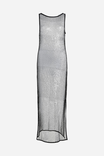 PLÁŽOVÉ OBLEČENIE KARL LAGERFELD KARL DNA SEQUIN MESH DRESS - Fotografia č. 6