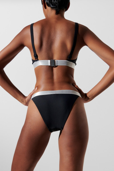 PLAVKY KARL LAGERFELD LOGO BIKINI BOTTOM W/ ELASTIC - Fotografia č. 5