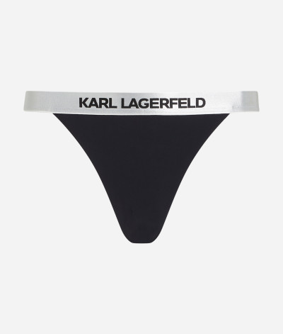PLAVKY KARL LAGERFELD LOGO BIKINI BOTTOM W/ ELASTIC - Fotografia č. 6
