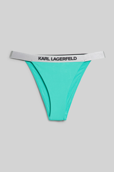 PLAVKY KARL LAGERFELD LOGO BIKINI BOTTOM W/ ELASTIC - Fotografia č. 1