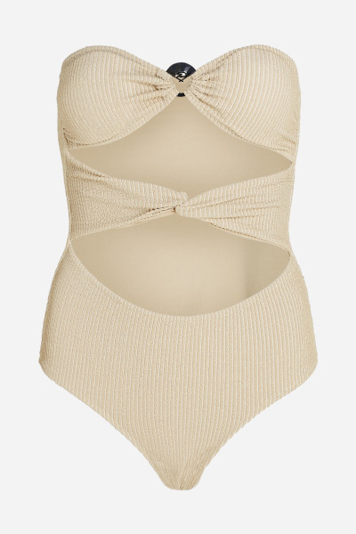 PLAVKY KARL LAGERFELD KARL DNA STRAPLESS SWIMSUIT - Fotografie č. 6
