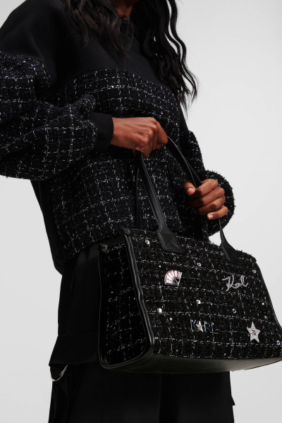 KABELKA KARL LAGERFELD K/SKUARE SP MD TOTE BOUCLE - Fotografie č. 2