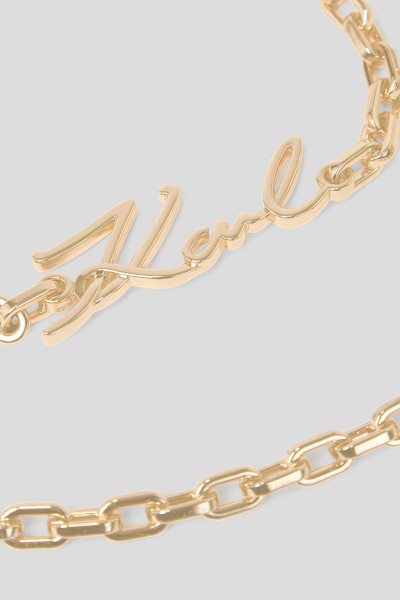 ÖV KARL LAGERFELD K/SIGNATURE CHAIN BELT - Kép 2