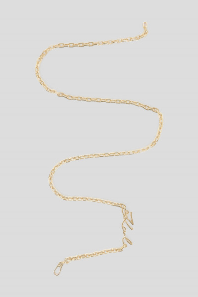 ÖV KARL LAGERFELD K/SIGNATURE CHAIN BELT - Kép 4