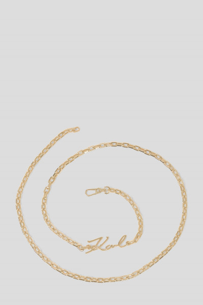 ÖV KARL LAGERFELD K/SIGNATURE CHAIN BELT - Kép 5