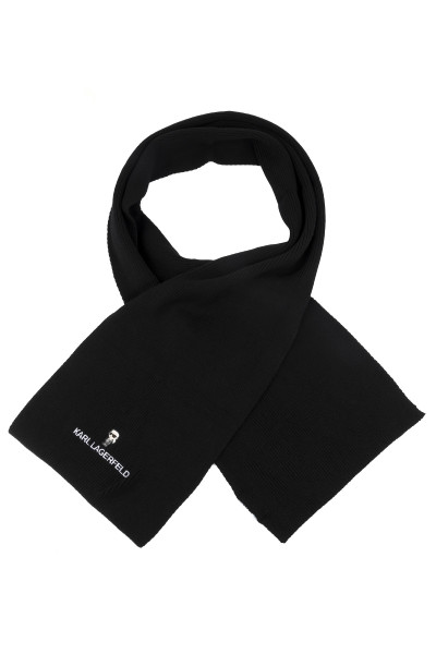 ŠÁLA KARL LAGERFELD K/IKONIK 2.0 KNIT SCARF - Fotografie č. 1