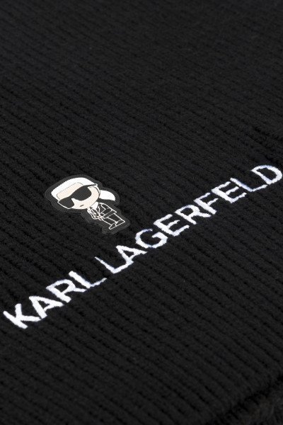 ŠÁLA KARL LAGERFELD K/IKONIK 2.0 KNIT SCARF - Fotografie č. 3