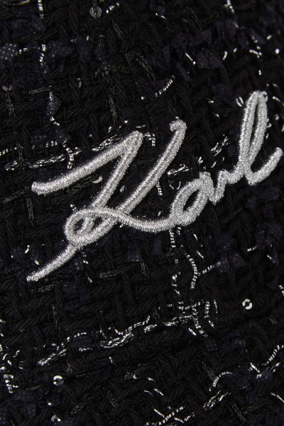 ŠILTOVKA KARL LAGERFELD K/SIGNATURE BOUCLE CAP - Fotografia č. 4