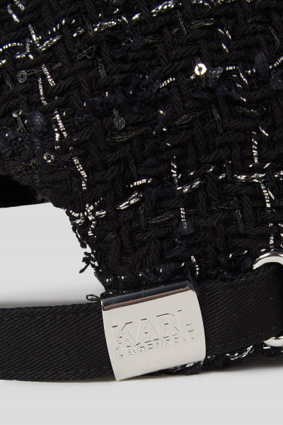 ŠILTOVKA KARL LAGERFELD K/SIGNATURE BOUCLE CAP - Fotografia č. 5