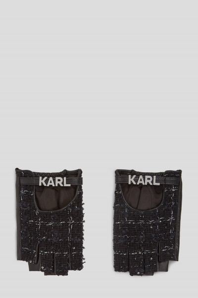 RUKAVICE KARL LAGERFELD K/ESSENTIAL BOUCLE FL GLOVE - Fotografia č. 1