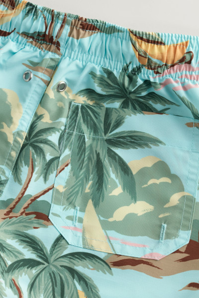 PLAVKY GANT HAWAII PRINT SWIM SHORTS - Fotografie č. 4