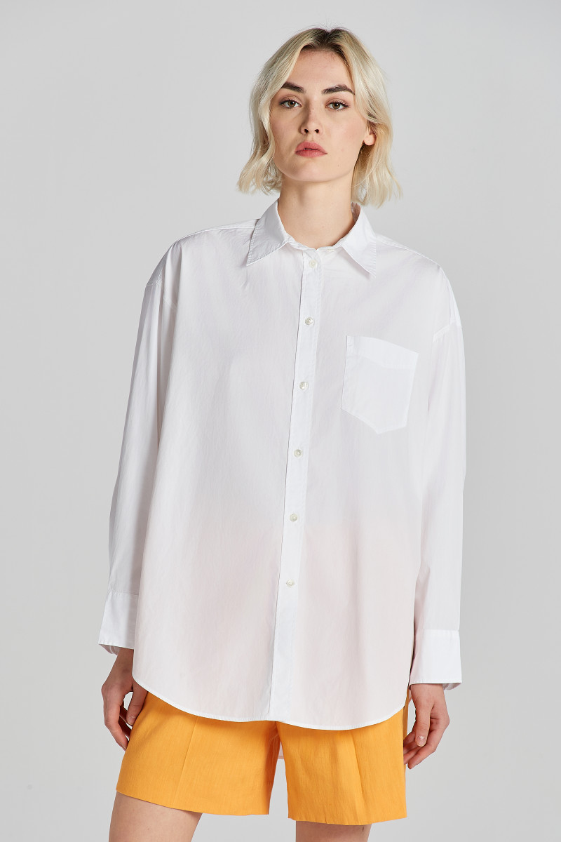 E-shop KOŠILE GANT OS POPLIN SHIRT WHITE