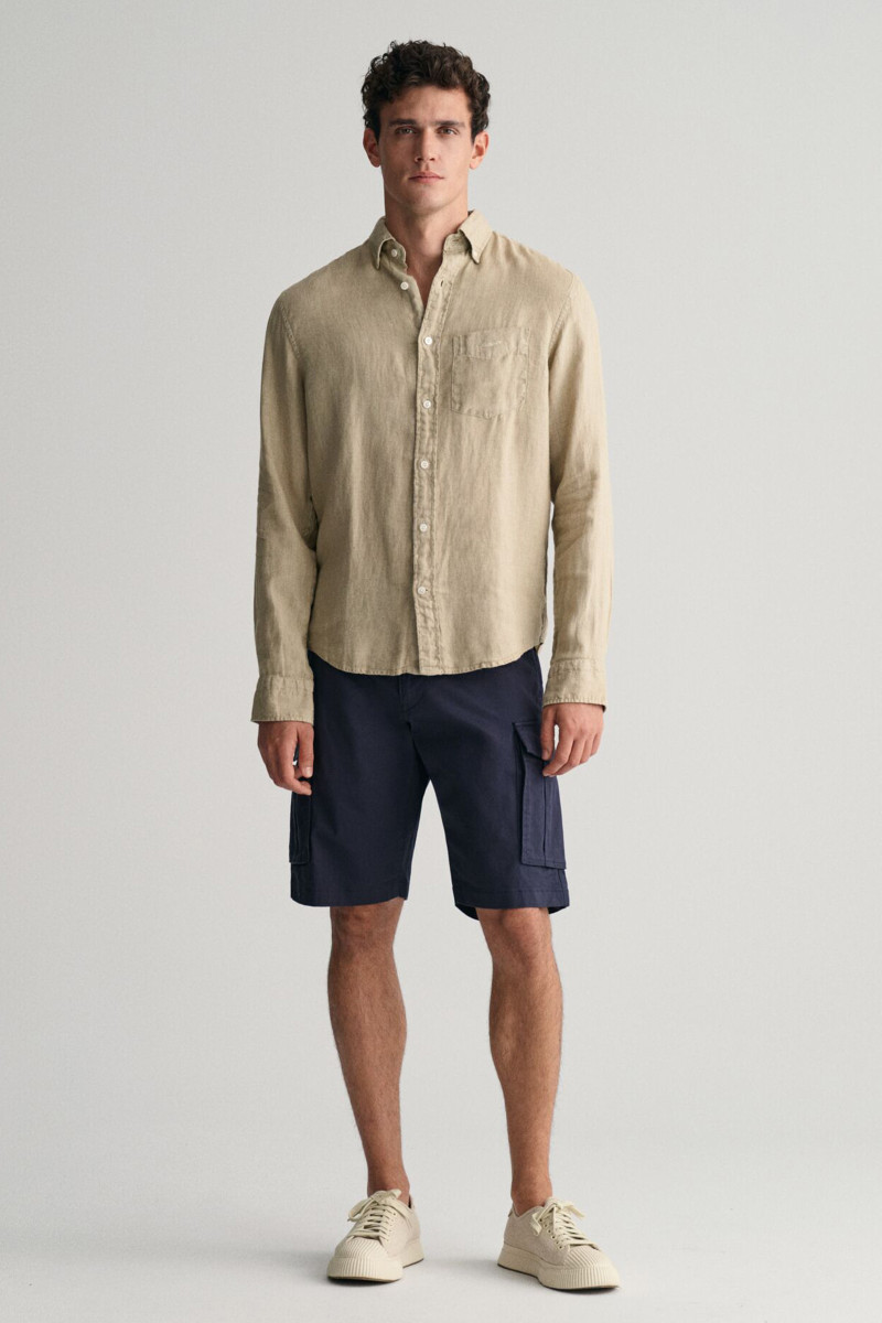 E-shop ŠORTKY GANT RELAXED TWILL CARGO SHORTS MARINE