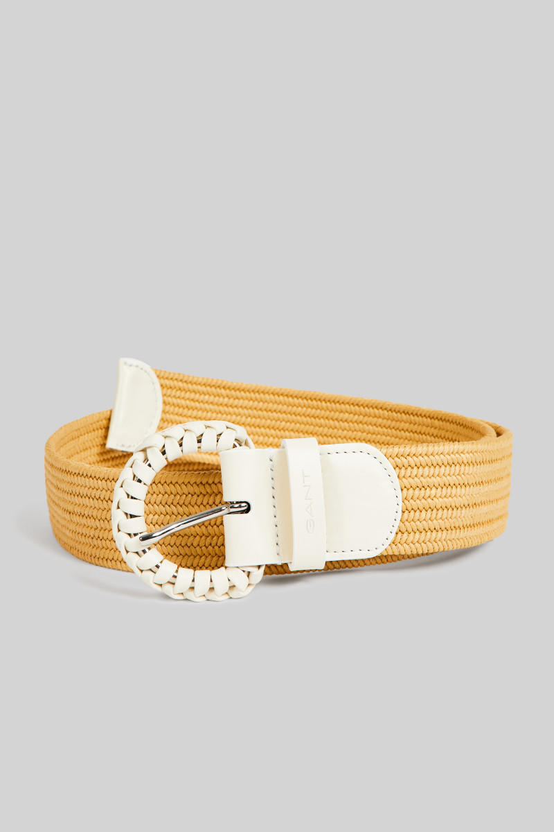 E-shop OPASEK GANT BRAIDED COTTON BELT WHEAT BEIGE