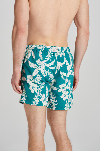 PLAVKY GANT PALM LEI PRINT SWIM SHORTS - Fotografie č. 2