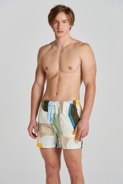 PLAVKY GANT ART PRINT SWIM SHORTS - Fotografie č. 2