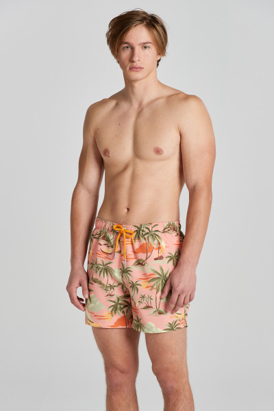 PLAVKY GANT HAWAII PRINT SWIM SHORTS - Fotografie č. 2