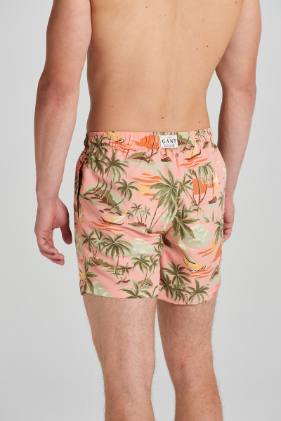 PLAVKY GANT HAWAII PRINT SWIM SHORTS - Fotografie č. 3