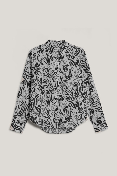 KOŠEĽA GANT REG PALM PRINT COT VOILE SHIRT - Fotografia č. 1
