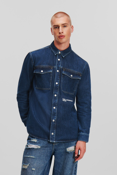 KOŠEĽA KARL LAGERFELD JEANS KLJ REGULAR UTLTY SHIRT JACKET - Fotografia č. 1