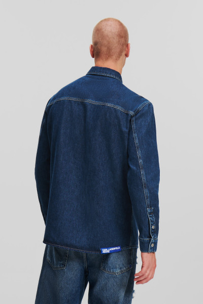 KOŠEĽA KARL LAGERFELD JEANS KLJ REGULAR UTLTY SHIRT JACKET - Fotografia č. 3