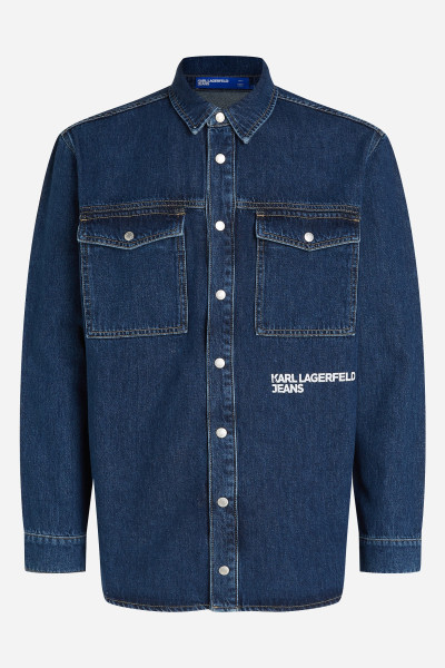 KOŠEĽA KARL LAGERFELD JEANS KLJ REGULAR UTLTY SHIRT JACKET - Fotografia č. 5