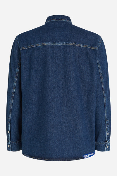 KOŠEĽA KARL LAGERFELD JEANS KLJ REGULAR UTLTY SHIRT JACKET - Fotografia č. 6