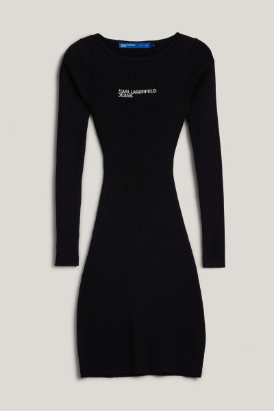 ŠATY KARL LAGERFELD JEANS KLJ KNITTED BODY DRESS - Fotografia č. 1