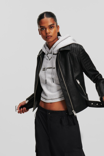 BUNDA KARL LAGERFELD JEANS KLJ FAUX LEATHER JACKET - Fotografia č. 1